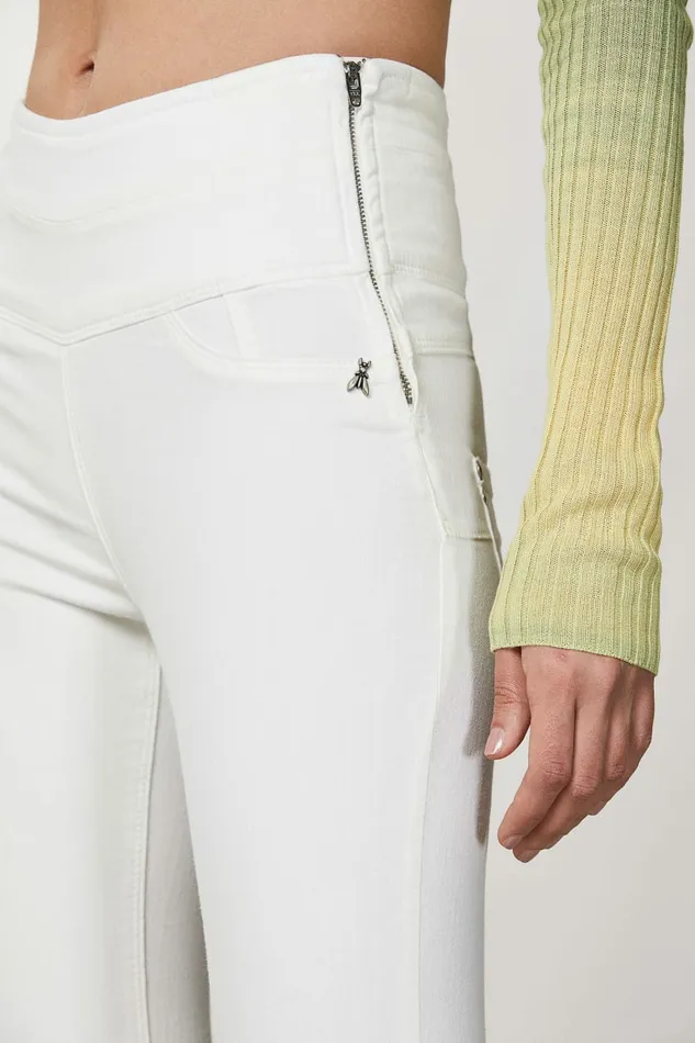 Patrizia Pepe Pants and Jeans Jeggings White 8211 Women