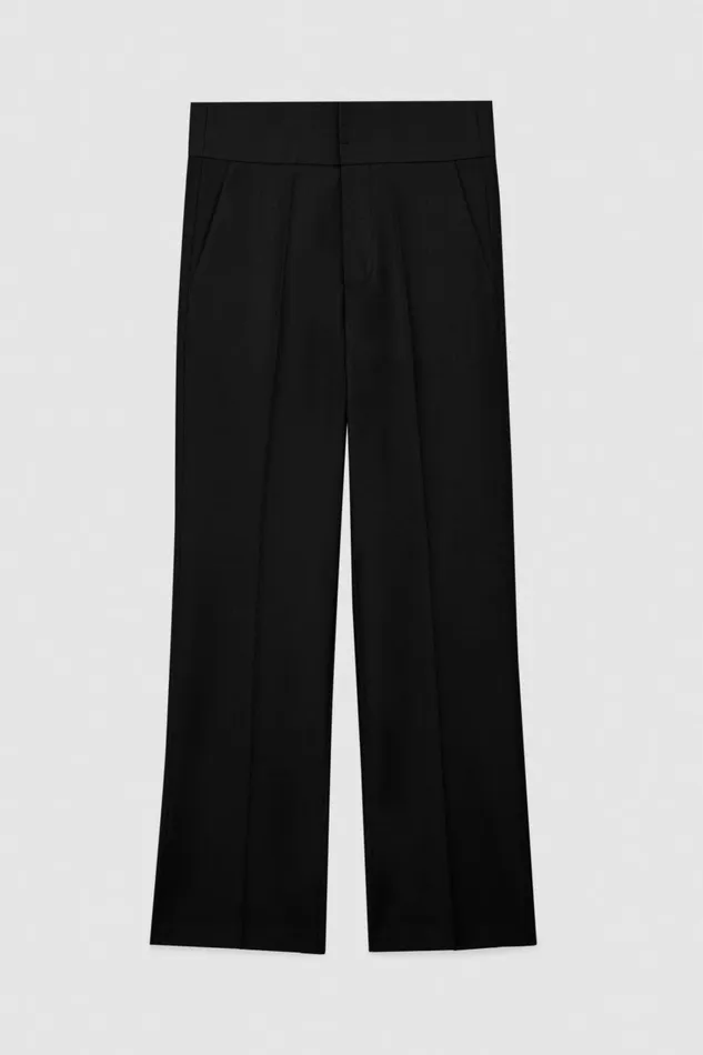 Patrizia Pepe Pants HighWaisted Pants In Cool Wool Black 8211 Men