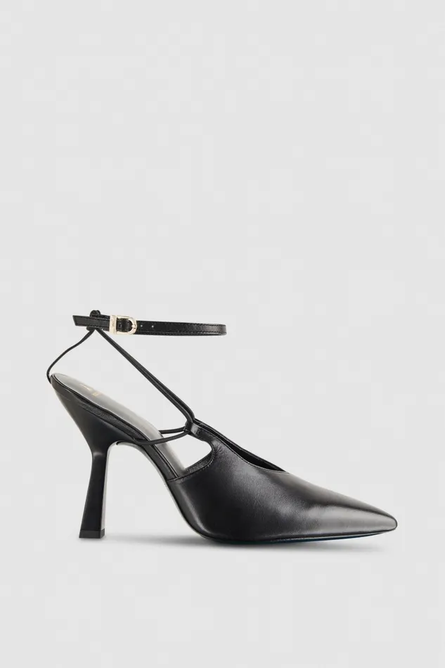 Patrizia Pepe Pumps Astral Buckle Leather Slingbacks Black 8211 Women