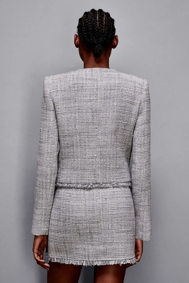 Patrizia Pepe Tailleur Jacket With Zipper And Buttons Detail J4f4 8211 Women