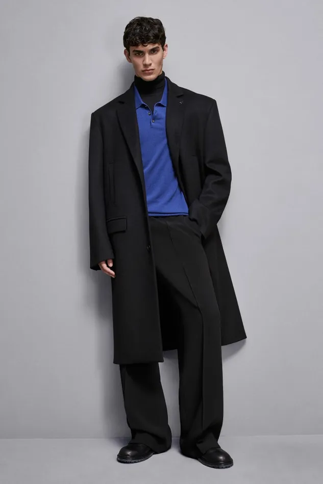 Patrizia Pepe Tops and Shirts Knitted Polo Shirt Blue 8211 Men