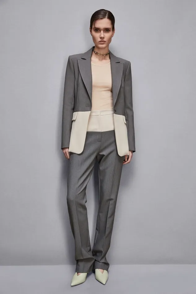 Patrizia Pepe Tops Essential Tulle Top Beige 8211 Women