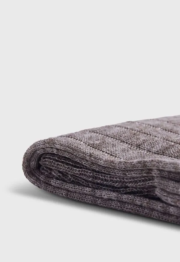 Paulstuart Linen Mlange Sock Charcoal Mens Socks Paulstuart Linen Mlange Sock Charcoal Mens Socks
