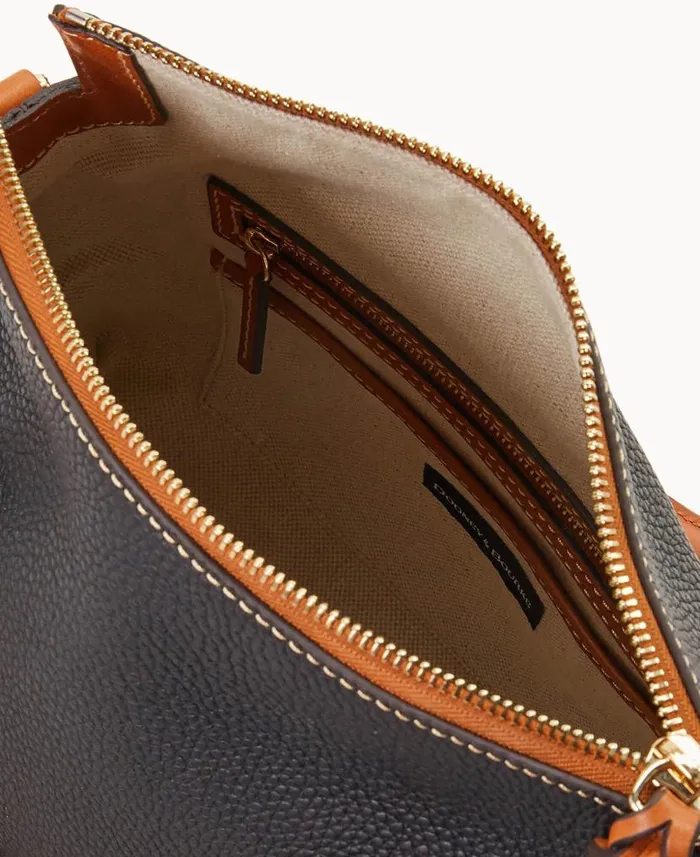 Pebble With Florentine Trim Satchel 30 Black Woman Dooney and Bourke Satchels Pebble With Florentine Trim Satchel 30 Black Woman Dooney and Bourke Satchels