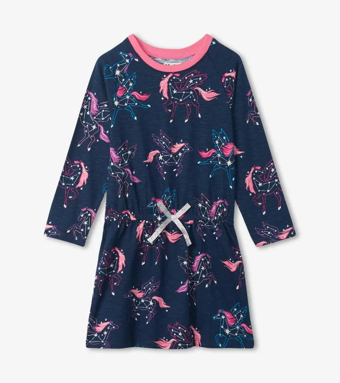 Pegasus Constellations Drop Waist Dress Hatley