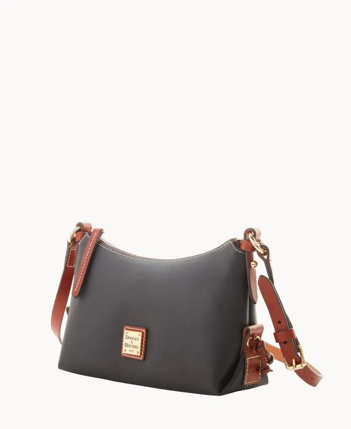 Penrose Hobo Crossbody 22 Black Woman Dooney and Bourke Crossbodies