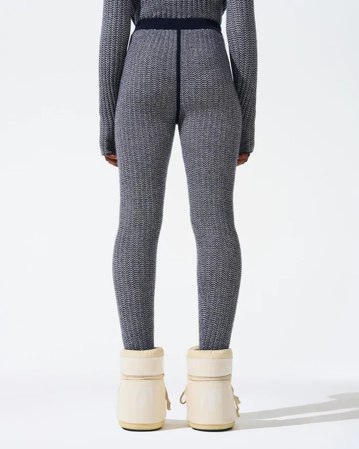 Perfect Moment ZigZag Legging Navy Women Leggings