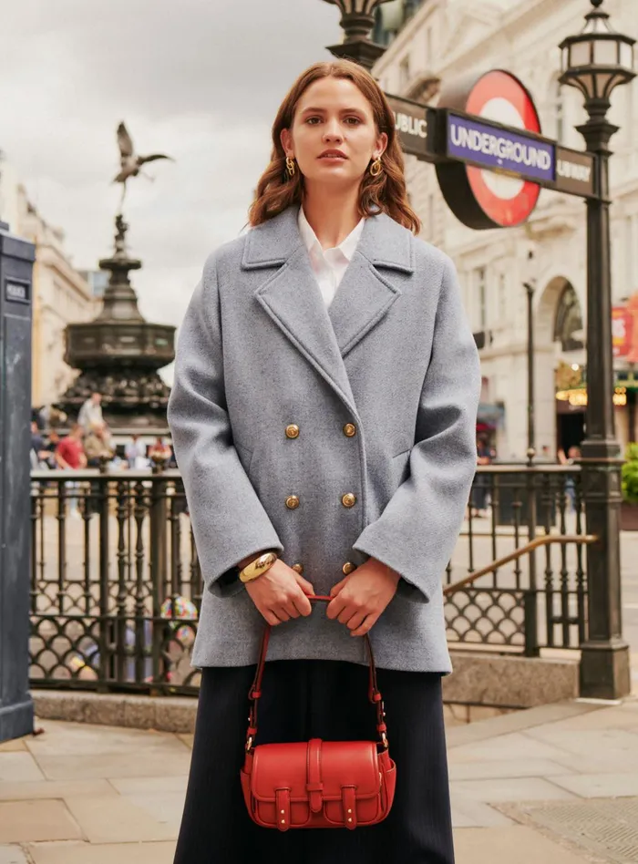 Petite Mendigote Jackets and Coats Odete Coat Blue 8211 Women