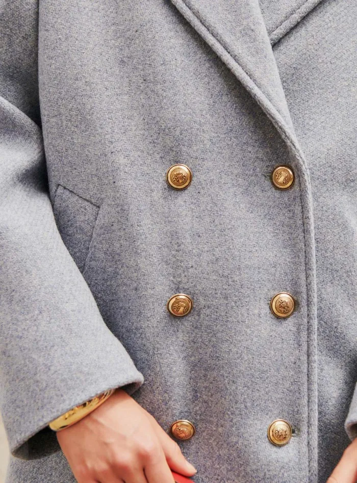 Petite Mendigote Jackets and Coats Odete Coat Blue 8211 Women