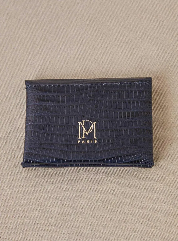 Petite Mendigote Little Leather Shop Fw24 Porte Carte Emile Double Bleu 8211 Women Petite Mendigote Little Leather Shop Fw24 Porte Carte Emile Double Bleu 8211 Women