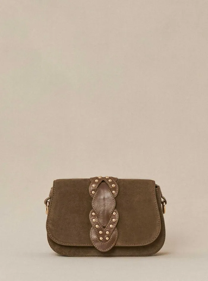 Petite Mendigote Shoulder Bags Fw24 Sac Soleo Bimatiere Khaki 8211 Women