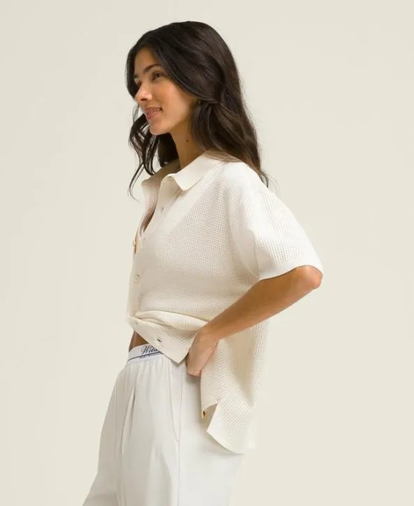 Polos Women Wilson Sussex Button Down Sandrift Polos Women Wilson Sussex Button Down Sandrift