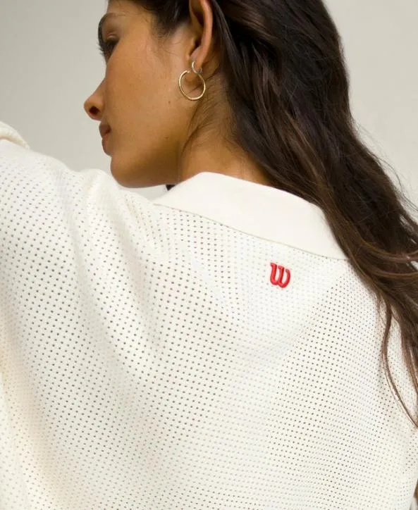 Polos Women Wilson Sussex Button Down Sandrift Polos Women Wilson Sussex Button Down Sandrift