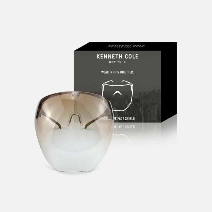 Protective Face Shield Brown WomenMen Kenneth Cole Protective Wear