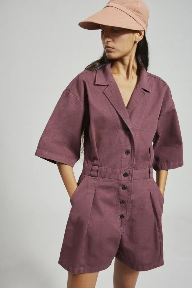 Rachel Comey Jumpsuits Women Larch Shortsuit Clay