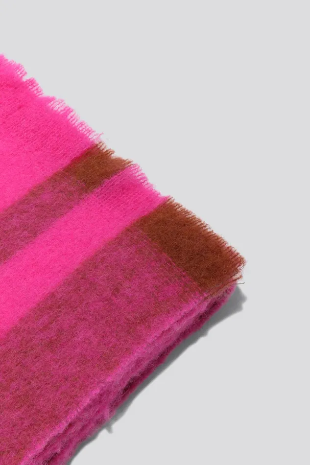 Rachel Comey Scarves Women Striped Scarf Fuchsia