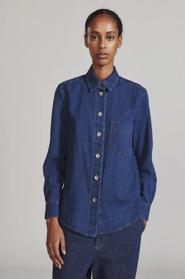 Rachel Comey Shirts Women Mensy Shirt Classic Indigo