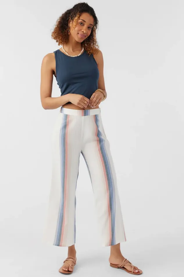 RAEGEN SUNDOWN STRIPE PANTS Winter White Women O039NEILL Collections