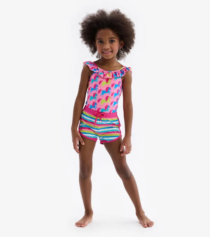 Rainbow Stripes Swim Shorts Hatley