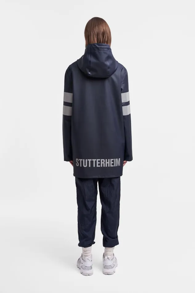 Raincoats Women Stutterheim Stockholm Bike Raincoat Navy