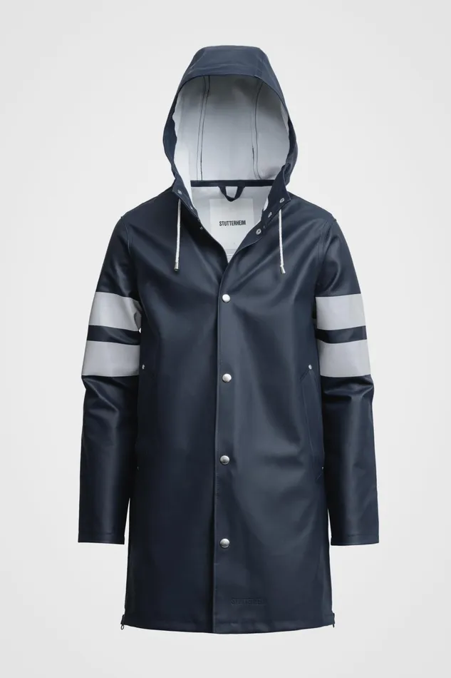 Raincoats Women Stutterheim Stockholm Bike Raincoat Navy