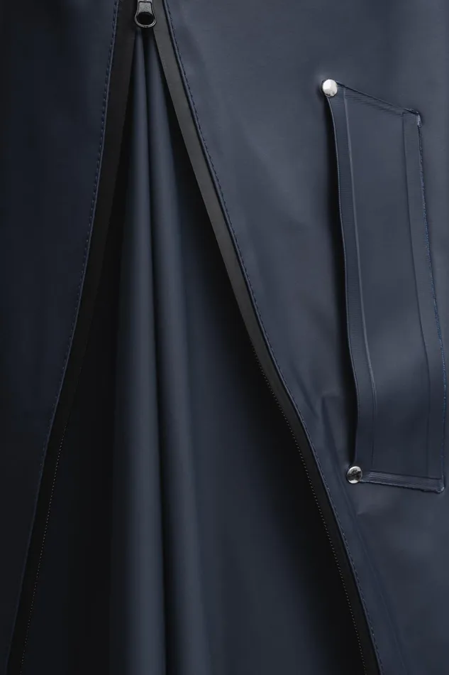 Raincoats Women Stutterheim Stockholm Bike Raincoat Navy