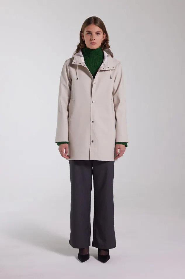 Raincoats Women Stutterheim Stockholm Raincoat Light Sand