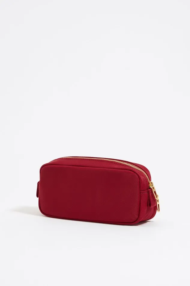 Red Double Nylon Makeup Case Red Women Bimba Y Lola Vanity Pouches Red Double Nylon Makeup Case Red Women Bimba Y Lola Vanity Pouches