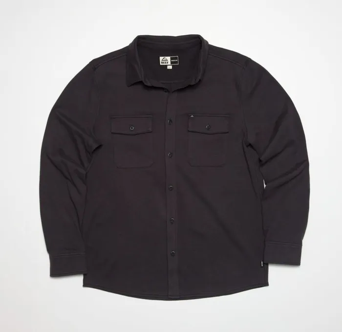Reef Outerwear Raymond Long Sleeve Shirt Phantom 8211 Men Reef Outerwear Raymond Long Sleeve Shirt Phantom 8211 Men