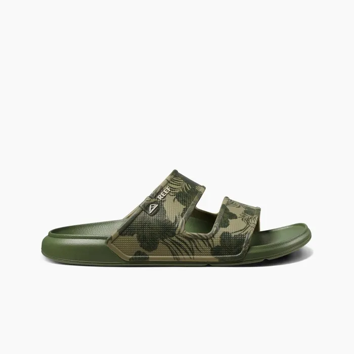 Reef Slides Oasis Double Up Sage Floral 8211 Men