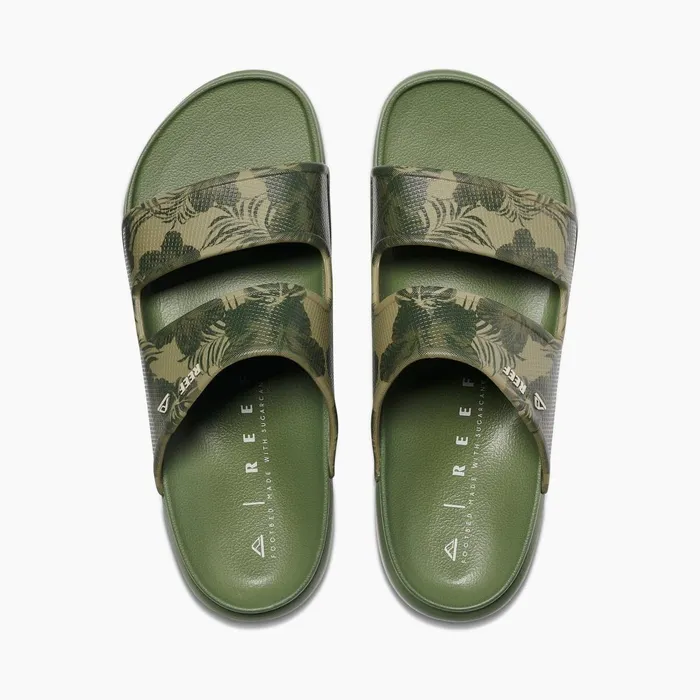 Reef Slides Oasis Double Up Sage Floral 8211 Men Reef Slides Oasis Double Up Sage Floral 8211 Men