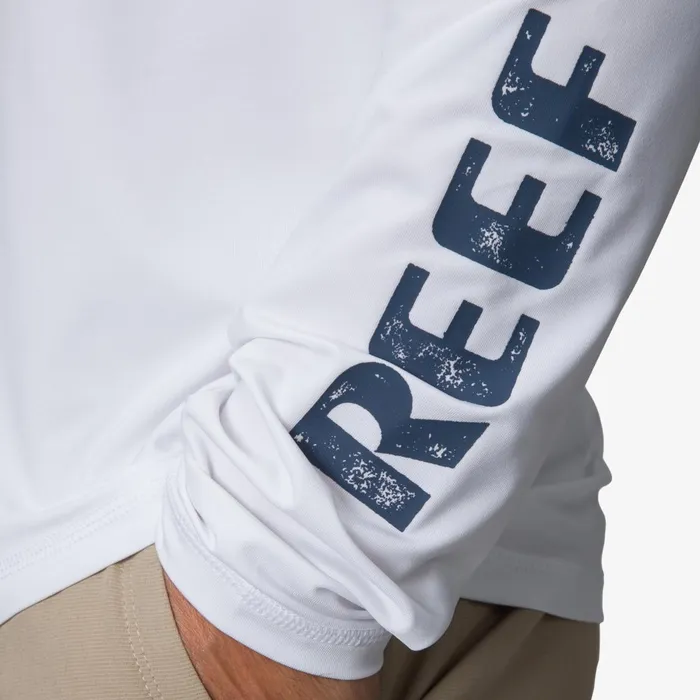 Reef Surf Shirts and UPF Apparel Wellie Long Sleeve Hooded Surf Shirt Upf 50 Bright White 8211 Men Reef Surf Shirts and UPF Apparel Wellie Long Sleeve Hooded Surf Shirt Upf 50 Bright White 8211 Men