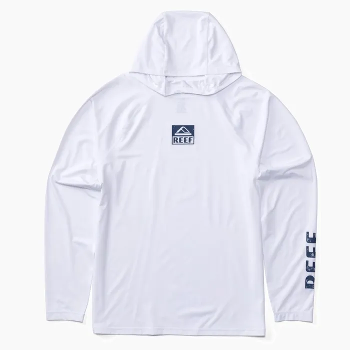 Reef Surf Shirts and UPF Apparel Wellie Long Sleeve Hooded Surf Shirt Upf 50 Bright White 8211 Men Reef Surf Shirts and UPF Apparel Wellie Long Sleeve Hooded Surf Shirt Upf 50 Bright White 8211 Men