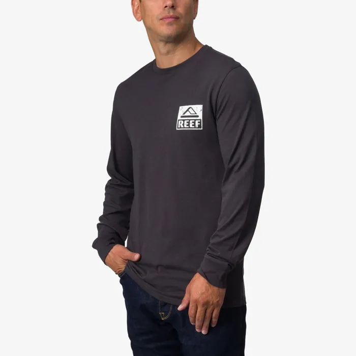 Reef TShirts and Shirts Wellie Ls Graphic Tee Phantom 8211 Men Reef TShirts and Shirts Wellie Ls Graphic Tee Phantom 8211 Men