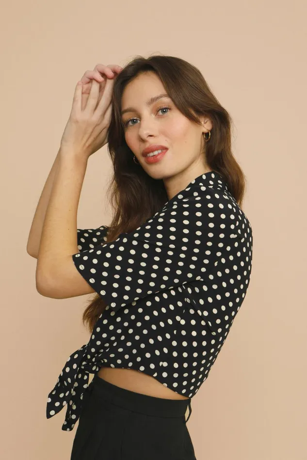 Rouje FIORA Top Pois Marne Women Blouses and Tops