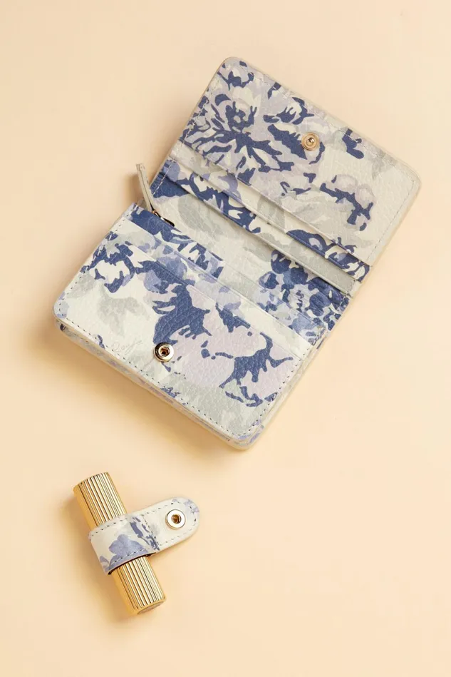 Rouje KIKI Wallet Mamma Bleu Women Small Leather Goods