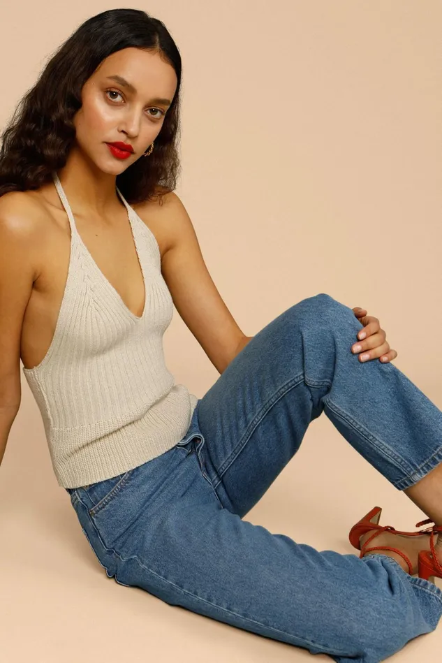 Rouje SIENNA Top Lin Uni Women Blouses and Tops