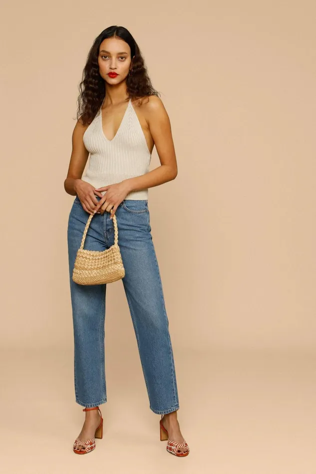 Rouje SIENNA Top Lin Uni Women Blouses and Tops