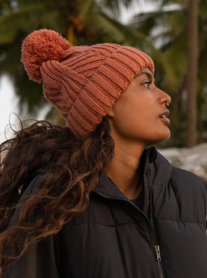 Roxy Beanies Cozy Sundown Beanie Dusty Coral 8211 Women