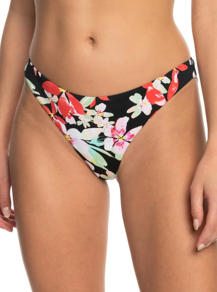 Roxy Bikini Bottoms Pants Beach Classics Cheeky Bikini Bottoms Anthracite New Life 8211 Women