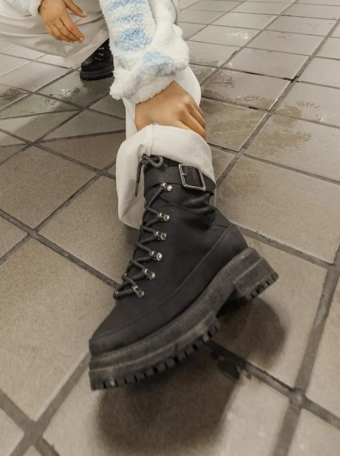 Roxy Boots Chloe Kim Logger Boots Black 8211 Women