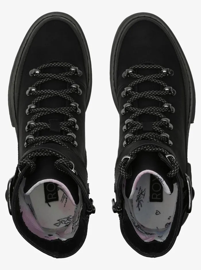Roxy Boots Chloe Kim Logger Boots Black 8211 Women