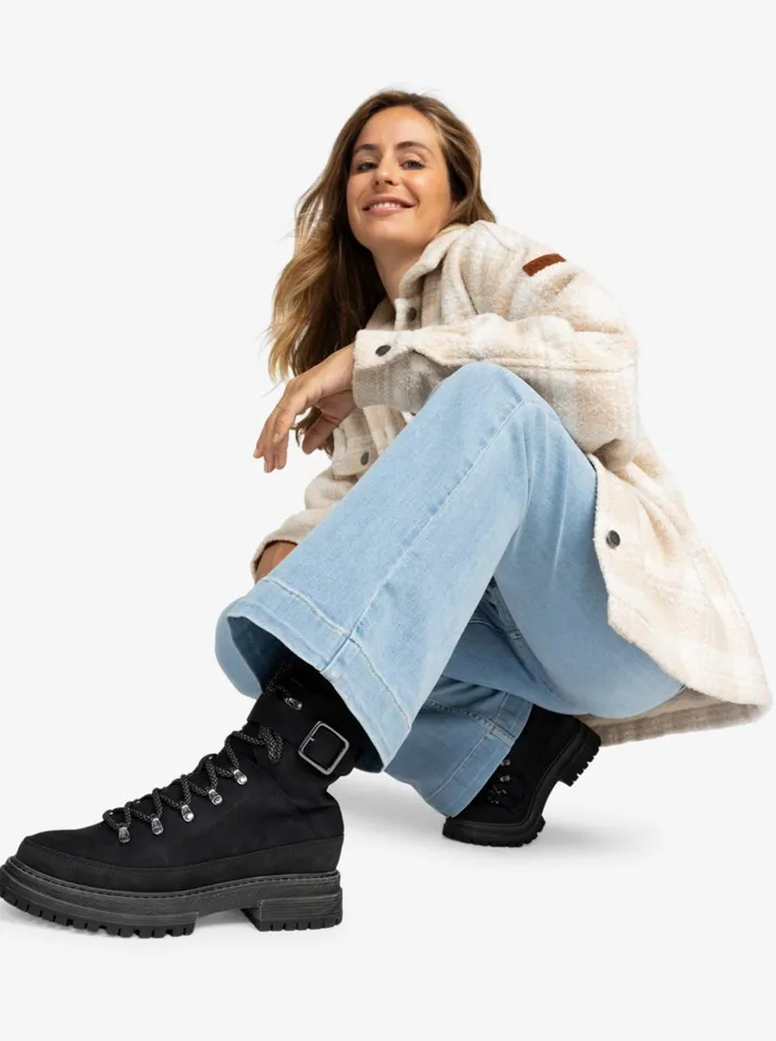 Roxy Boots Chloe Kim Logger Boots Black 8211 Women