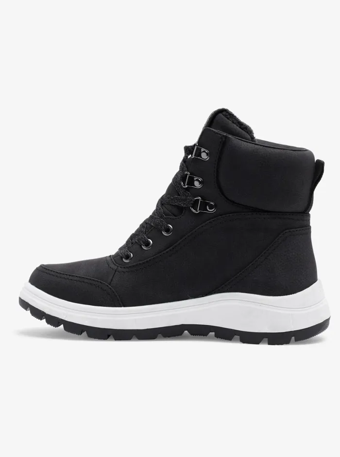 Roxy Boots Karmel LaceUp Boots Black 8211 Women