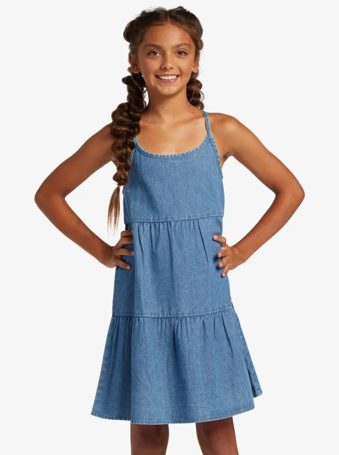 Roxy Dresses and Rompers Cool For The Summer Mini Dress For Girls Medium Blue 8211 Women