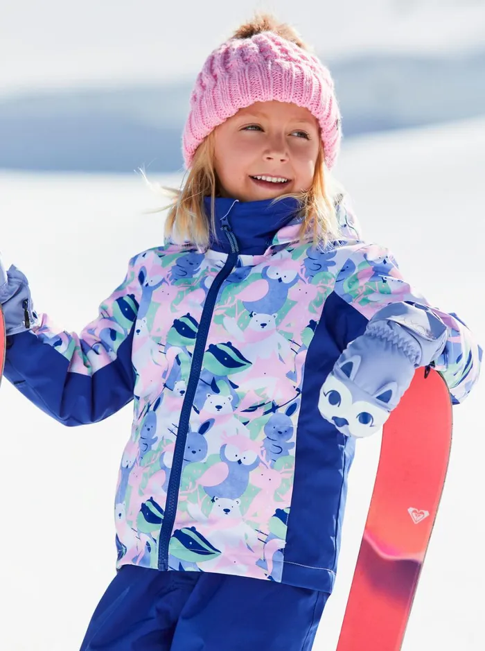 Roxy Girls Snow Girl039s 27 Snowy Tale Technical Snow Jacket Bright White Mountains Locals 8211 Women Roxy Girls Snow Girl039s 27 Snowy Tale Technical Snow Jacket Bright White Mountains Locals 8211 Women