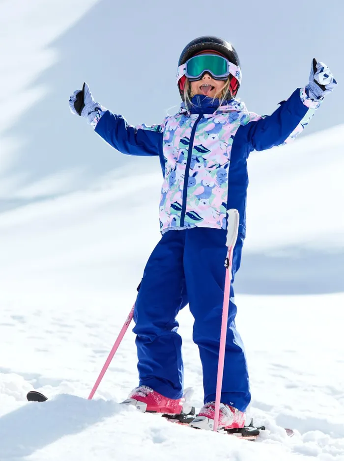 Roxy Girls Snow Girl039s 27 Snowy Tale Technical Snow Jacket Bright White Mountains Locals 8211 Women