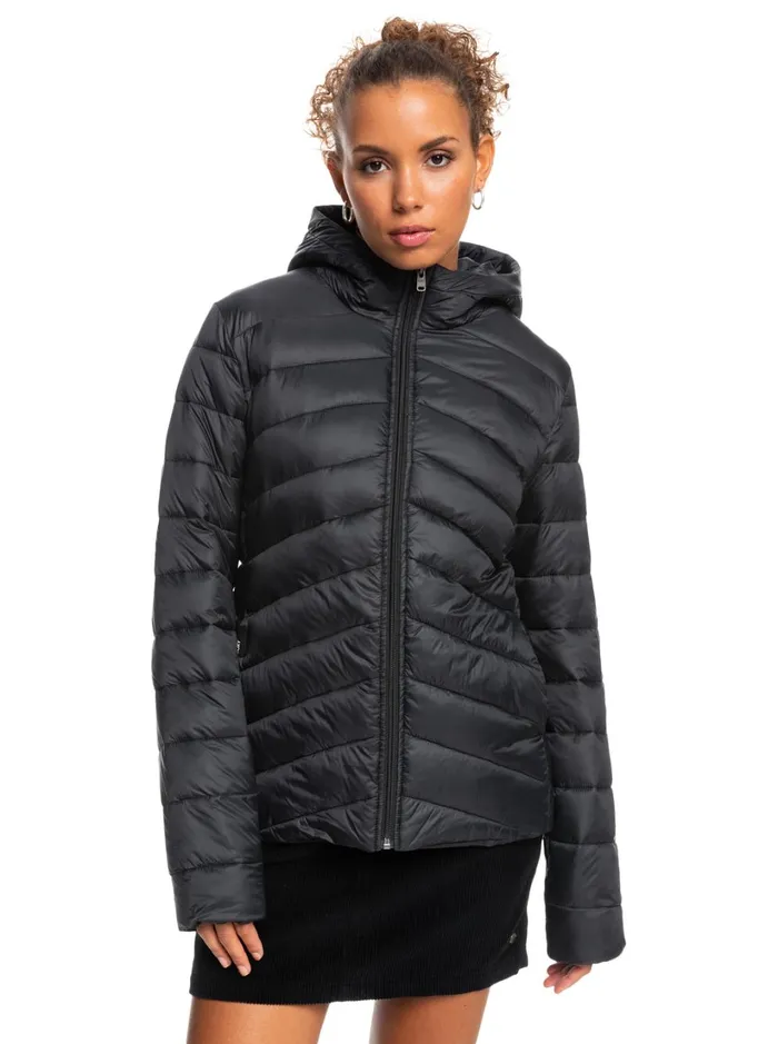 Roxy Jackets Coast Road Hooded Jackets Anthracite 8211 Women
