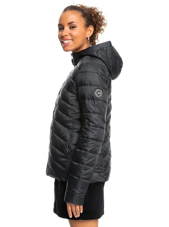 Roxy Jackets Coast Road Hooded Jackets Anthracite 8211 Women