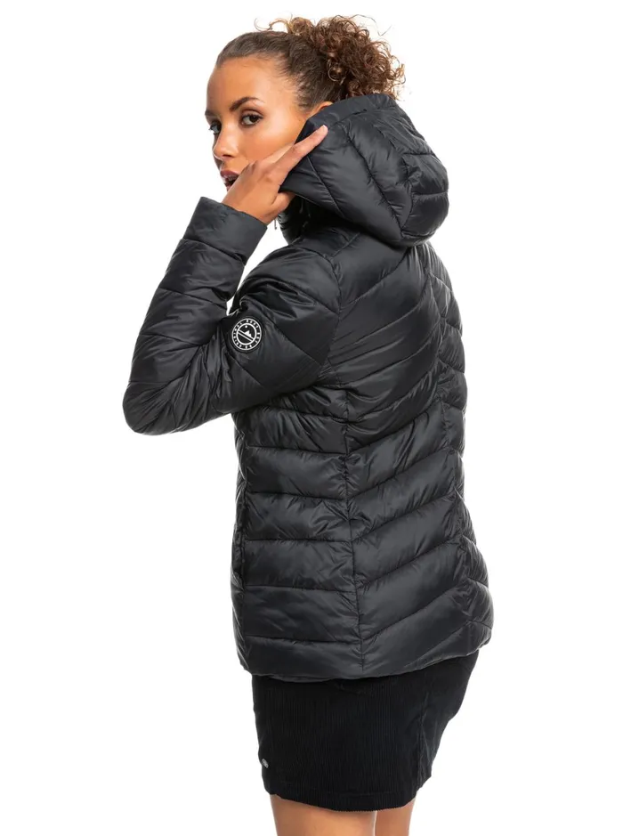 Roxy Jackets Coast Road Hooded Jackets Anthracite 8211 Women